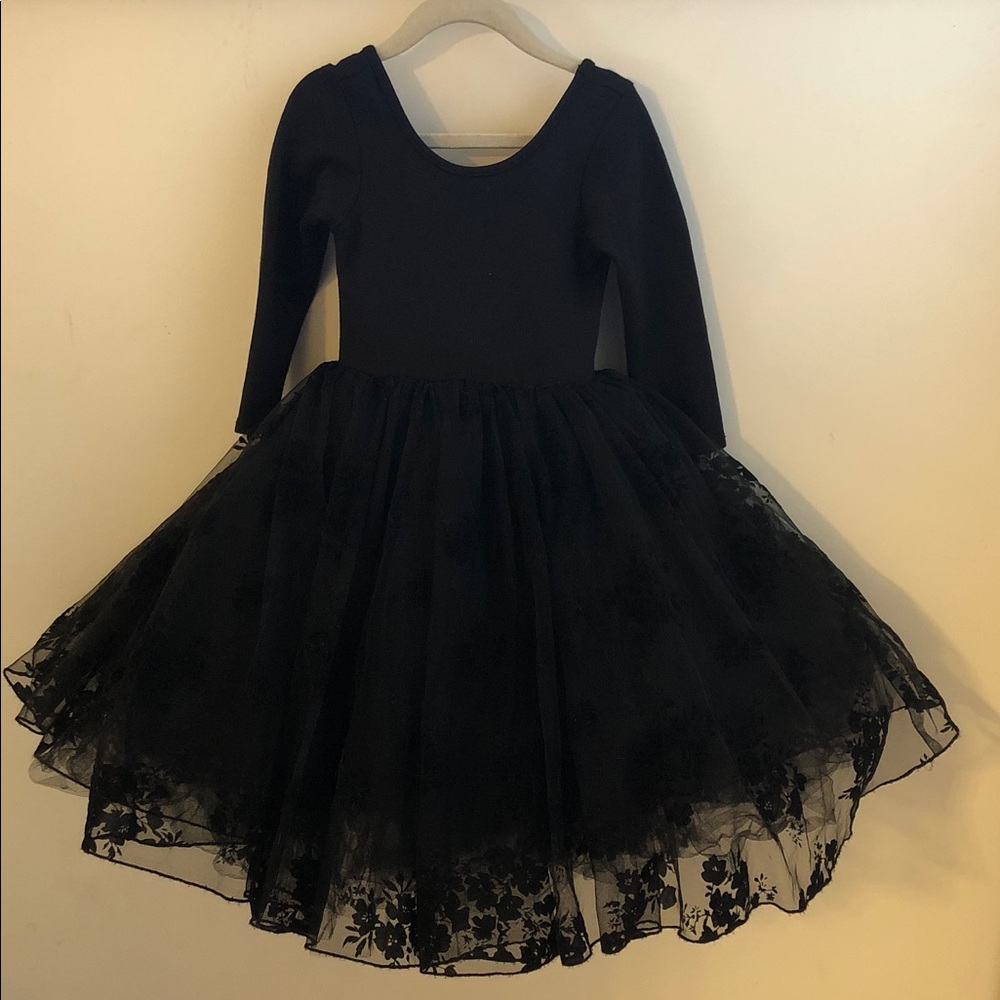Pleiades Designs Floral Flocked Tulle Party Dress